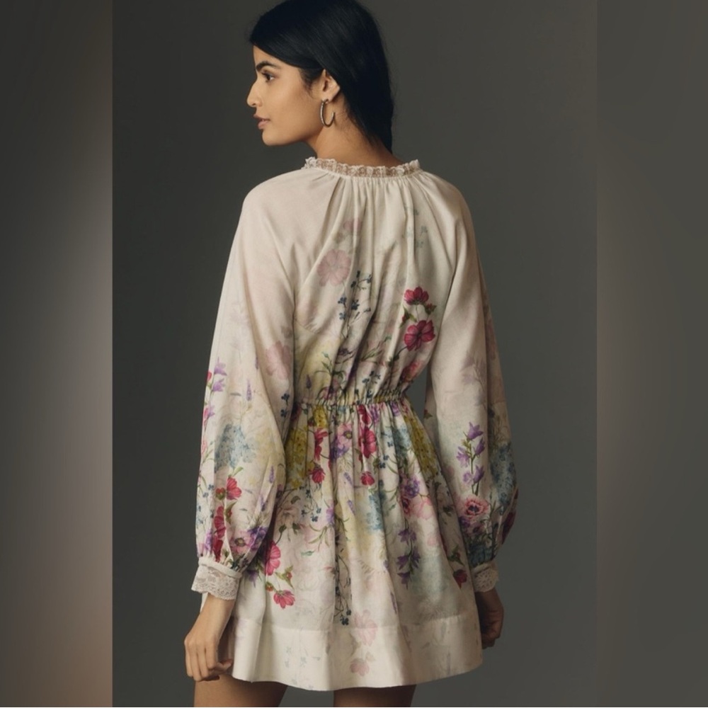 Anthropologie Let Me Be Floral Dress - M - Picture 3 of 5